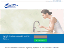 Tablet Screenshot of garlickswater.com